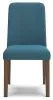Ashley Furniture D615-03 Lyncott - Dining Uph Side Chair (Set of 2) - Blue / Brown