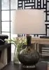 Ashley Furniture L430844 Tenslow - Glass Table Lamp - Antique Black