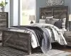 Ashley Furniture B440/57/54/98/92(2) Ashley Furniture B440/57/54/98/92(2) Wynnlow - 5 Pc. - Queen Crossbuck Panel Bed, 2 Nightstands - Gray
