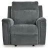 Ashley Furniture 3320298 Barnsana - Power Rocker Recliner - Gravel