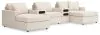 Ashley Furniture 92103S49 Ashley Furniture 92103S49 Modmax - 5-Piece Double Chaise With Audio Consoles - Oyster