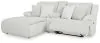 Ashley Furniture 92706S5 Ashley Furniture 92706S5 Top Tier - 3-Piece Reclining Sectional Sofa With Laf Chaise - Alloy