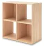 Ashley Furniture EA2444-2X2 Ashley Furniture EA2444-2X2 Piperton - Four Cube Organizer - Tan