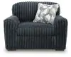 Ashley Furniture 9810523 Ashley Furniture 9810523 Midnight-Madness - Chair And A Half - Gunmetal