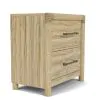 Riverside Furniture 30669 Rosalie - Two Drawer Nightstand - Hemlock