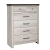 Samuel Lawrence Furniture S466-040 Riverwood - Drawer Chest - Gray