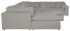 Jackson Furniture Industries 4445/31/59/28/88/9-26 Jackson Furniture Industries 4445/31/59/28/88/9-26 Posh - 9 Piece Modular Sectional With 3 Armless, 3 Corners, 2 Cocktail Ottoman, 1 Console - Dove