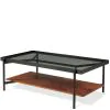 Riverside Furniture 31502 Lennox - Rectangular Coffee Table - Rosewood