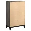 CoasterEveryday 212425 Watson - 5-Drawer Bedroom Chest - Gray Oak