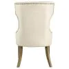 CoasterElevations 104507 Baney - Tufted Upholstered Dining Chair - Beige And Rustic Gray