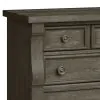 Samuel Lawrence Furniture S958-050 Lawson's Creek - 3-Drawer Nightstand With USB-C Port - Dark Brown