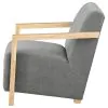 CoasterEveryday 902269 Diego - Upholstered Accent Arm Chair With Wood Arms - Gray