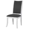 Coaster Fine Furniture 109332 Judd - Upholstered Dining Side Chair (Set of 2) - Pearl White