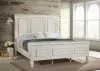 CoasterEssence 201301KEN Sandy Beach - Eastern King Wood Panel Bed - Cream White