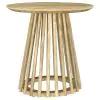 Coaster Fine Furniture 710608-S2 Touhy - 2 Piece Round Coffee And End Table Set - Natural Mango