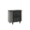 New Classic B1434-040 Skyline - 2 Drawer Nightstand - Onyx