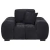 Coaster Fine Furniture 511063 Octavia - Fabric Upholstered Track Arm Accent Chair - Black