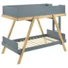 Coaster Fine Furniture 460572TB2 Frankie - Guard Rails, Side Rails & Posts, Box 2 of 2 - Blue And Natural