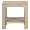 Coaster Fine Furniture 723487 Solano - Square Wood Side End Table With Shelf - Weathered Mango