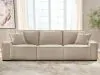Benchcraft® 87003S3 Benchcraft® 87003S3 Carceri - 3-Piece Power Sectional Reclining Sofa With Armless Power Recliner - Cashmere