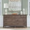 Liberty Furniture 866-BR31 Liberty Furniture 866-BR31 Hickory Grove - 8 Drawer Dresser - Heirloom Brown