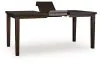 Ashley Furniture D596-32 Ashley Furniture D596-32 Haddigan - Dining Room Counter Height Butterfly Extension Table - Dark Brown