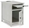 Ashley Furniture T300-517 Ashley Furniture T300-517 Treytown - Chair Side End Table - Antique White