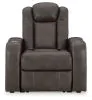Ashley Furniture 3660213 Fyne-Dyme - Power Recliner/Adj Headrest - Shadow