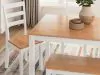 Ashley Furniture D398-325 Ashley Furniture D398-325 Gesthaven - Dining Room Table Set (Set of 6) - Natural / White