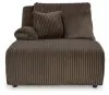 Ashley Furniture 92705S12 Ashley Furniture 92705S12 Top Tier - 4-Piece Reclining Sectional With Laf Press Back Chaise - Chocolate