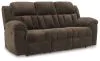 Ashley Furniture 37407/88/94 Ashley Furniture 37407/88/94 Frohn - 2 Pc. - Reclining Sofa, Reclining Loveseat With Console - Chocolate