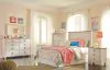 Ashley Furniture B267/87/B100-21 Ashley Furniture B267/87/B100-21 Willowton - Full Panel Headboard with Bolt on Bed Frame - Whitewash