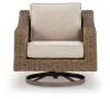 Ashley Furniture PCP790-821 Laguna Heights - Swivel Lounge With Cushion - Beige