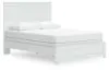 Ashley Furniture B139/31/35/71/196 Ashley Furniture B139/31/35/71/196 Bostwick Shoals - 4 Pc. - Dresser, Mirror, Queen Panel Bed With Framed Footboard - White
