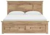 Ashley Furniture PCB1170B13 Ashley Furniture PCB1170B13 Makidern - King Panel Storage Bed With Storage Footboard - Tan