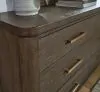 Ashley Furniture PCB843B1 Ashley Furniture PCB843B1 Radkin - Dresser And Mirror - Burnished Brown