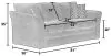Jackson 205203-1876/08-2005/14 Varner - Sofa - Ebony