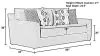 Jackson Furniture Industries 328804-1842/23-2078/43 Jackson Furniture Industries 328804-1842/23-2078/43 Hooten - Sleeper - Queen - Delft