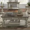 Liberty Furniture 498-OT1010 Morgan Creek - Cocktail Table - Antique White / Wirebrushed Tobacco Accents