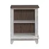 Liberty Furniture 237-ER00B River Place - Right Pier Base - Riverstone White & Tobacco