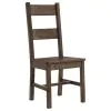 CoasterEveryday 107041-S7 Coleman - 7 Piece Rectangular Dining Set - Rustic Golden Brown - Wood