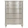 CoasterElevations 223395 Evangeline - 6-Drawer Bedroom Chest - Silver Oak
