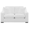 CoasterElevations 509892 Ashlyn - Upholstered Sloped Arm Loveseat - White