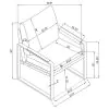 CoasterEveryday 904112 Rosalind - Upholstered Track Arm Accent Chair - Brown