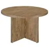 CoasterEveryday 183021 Jamestown - Round Composite Wood Dining Table - Mango