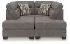 Benchcraft® 31305S3 Olten - 2-Piece Super Chaise - Graphite