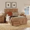 Intercon OP-BR-5850QS-TAU-C Intercon OP-BR-5850QS-TAU-C Oak Park - Queen Captain's Bed With 9 Drawers - Taupe