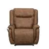 New Classic U5854-16P2-BRN Kyra - Auto Glider Recliner With Power Headrest & Footrest - Saddle