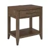 Liberty Furniture 936-BR62 Shaker Lakes - Open Nightstand With Charging Station - Harvest Brown