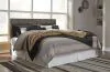 Benchcraft® B200-58 Derekson - King Panel Headboard - Multi Gray